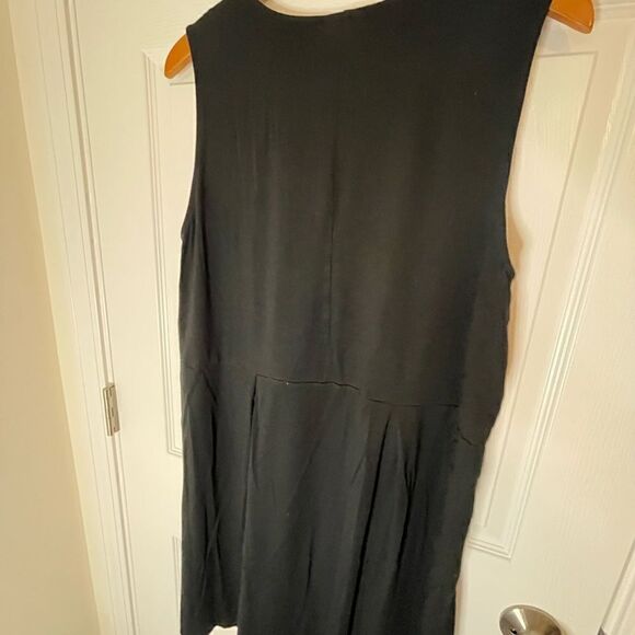 J Jill romper style black dress XL - Picture 2 of 6